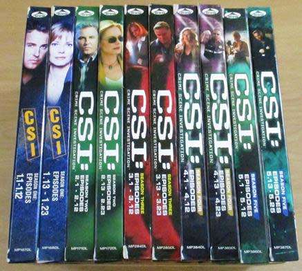 CSI: Season 1 - 5 (complete) [SHELF D1]