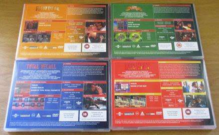 SCHWARZENEGGER BOX SET 4xDVD BOX SET Total Recall, Raw Deal, Red Sonja, Red Heat  [BBOX 10]