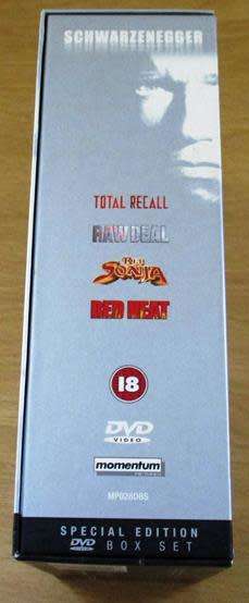 SCHWARZENEGGER BOX SET 4xDVD BOX SET Total Recall, Raw Deal, Red Sonja, Red Heat  [BBOX 10]