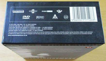 SCHWARZENEGGER BOX SET 4xDVD BOX SET Total Recall, Raw Deal, Red Sonja, Red Heat  [BBOX 10]