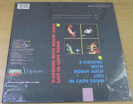 Z-ASTAIRE with ROBIN AULD Live in Cape Town LP VINYL RECORD [South African]
