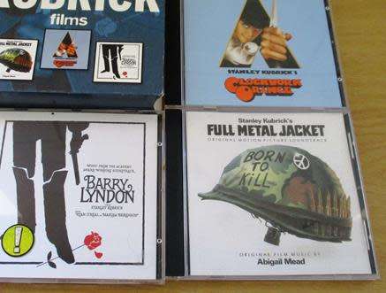 MUSIC FROM THE KUBRICK FILMS: Full Metal Jacket/ Clockwork Orange/ Barry Lyndon 3xCD BOX SET [msrK]