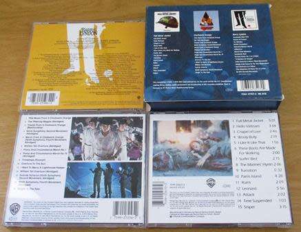 MUSIC FROM THE KUBRICK FILMS: Full Metal Jacket/ Clockwork Orange/ Barry Lyndon 3xCD BOX SET [msrK]