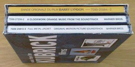 MUSIC FROM THE KUBRICK FILMS: Full Metal Jacket/ Clockwork Orange/ Barry Lyndon 3xCD BOX SET [msrK]