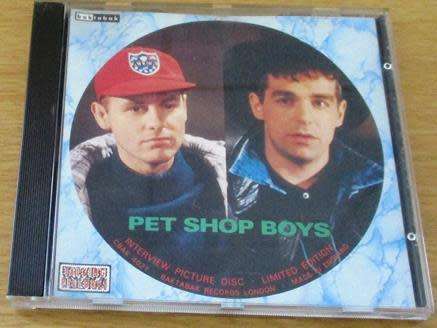 PET SHOP BOYS Interview Picture Disc IMPORT CD