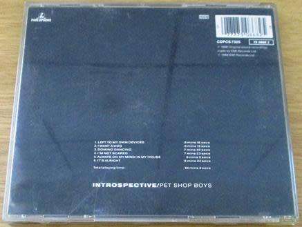 PET SHOP BOYS Introspective IMPORT CD