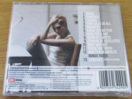 PRIME CIRCLE Evidence Signed by band! CD