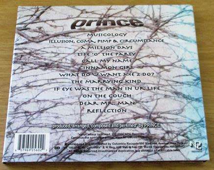 PRINCE Musicology IMPORT CD