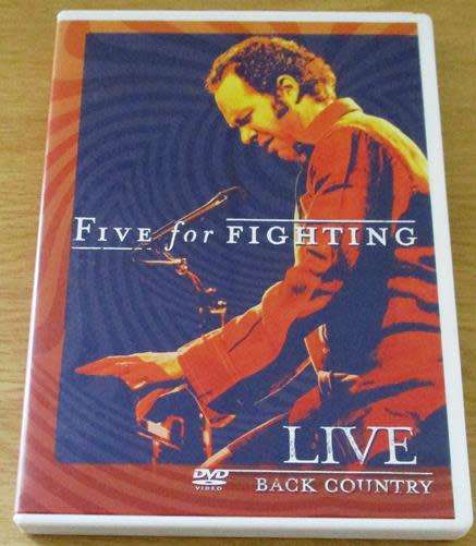 FIVE FOR FIGHTING Live Back Country DVD