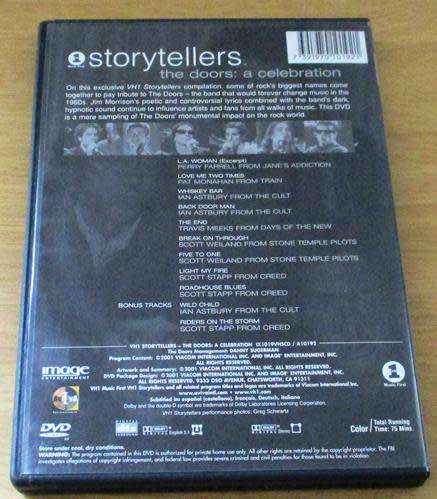 THE DOORS A Celebration Storytellers DVD