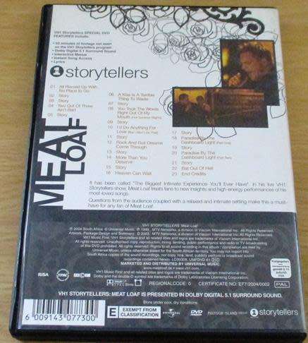 MEAT LOAF Story Tellers DVD