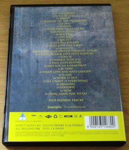 DEF LEPPARD Best of The Videos DVD