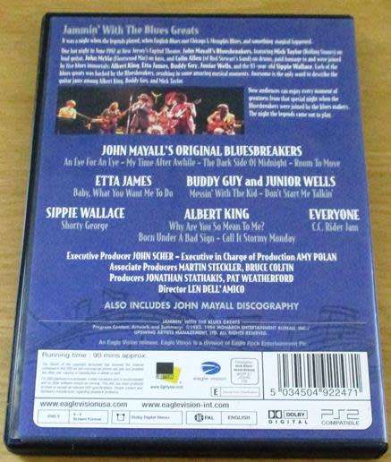 JAMMIN WITH THE BLUES GREATS DVD