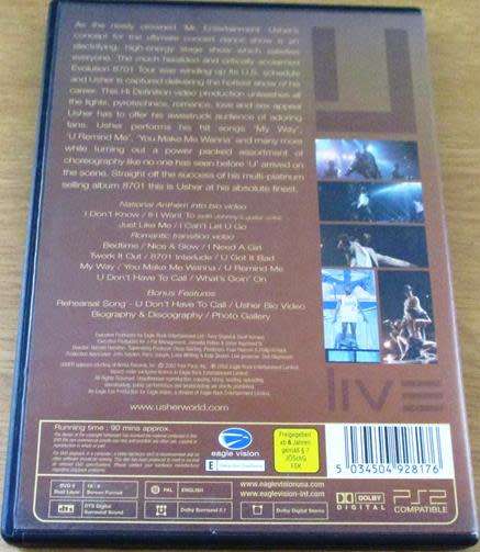 USHER Live DVD