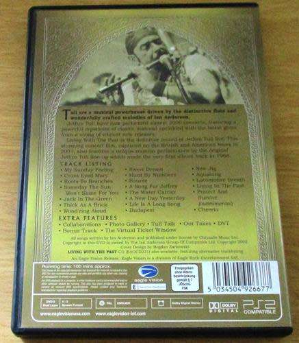 JETHRO TULL Living with the Past IMPORT DVD