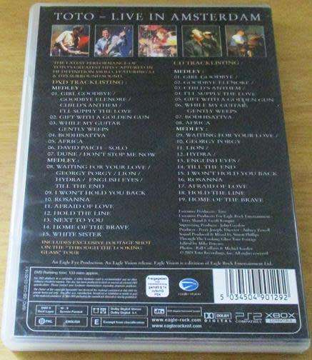 TOTO Live in Amsterdam 25th Anniversary CD+DVD