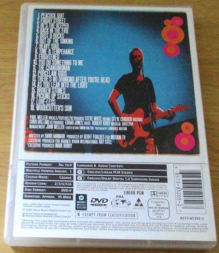 PAUL WELLER Live at the Royal Albert Hall DVD