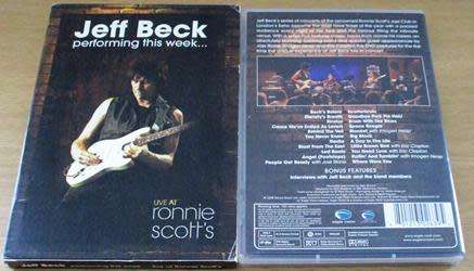 JEFF BECK Live at Ronnie Scott`s DVD