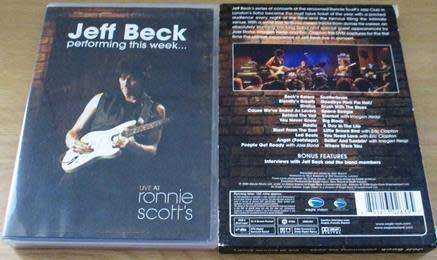 JEFF BECK Live at Ronnie Scott`s DVD