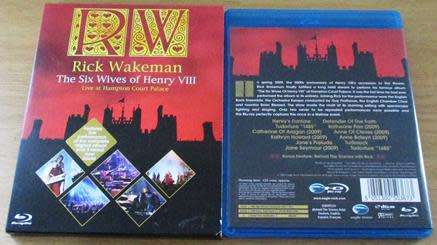 RICK WAKEMAN The Six Wives of Henry VIII Live at Hampton Court Palace BLU RAY