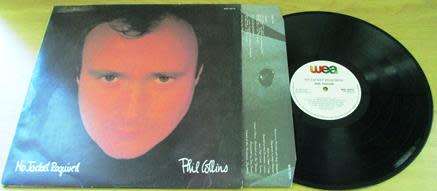 PHIL COLLINS No Jacket Required LP VINYL RECORD