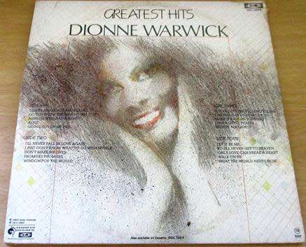 DIONNE WARWICK Greatest Hits 2xLP VINYL RECORD