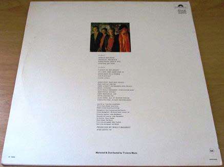 LEVEL 42 World Machine LP VINYL RECORD