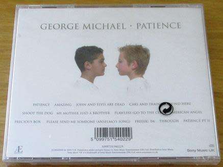 GEORGE MICHAEL Patience IMPORT CD