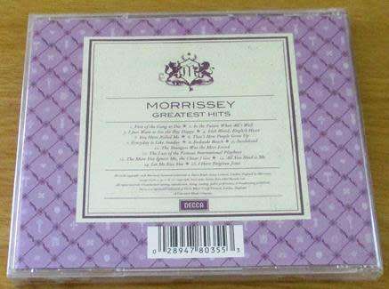MORRISSEY Greatest Hits CD