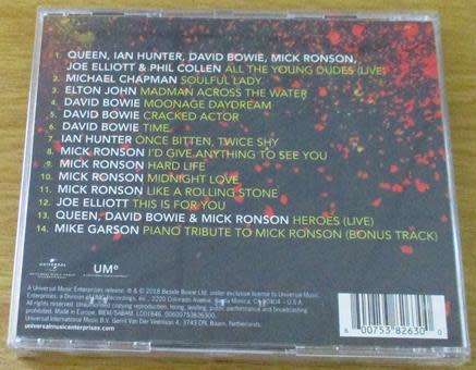 BESIDE BOWIE: The Mick Ronson Story The Soundtrack O.S.T. CD