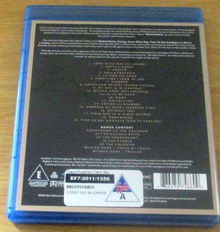 ILL DIVO Live in London BLU RAY