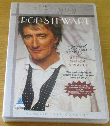 ROD STEWART It Had to be You... The Great American Songbook DVD