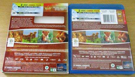 AFRICAN CATS BLU RAY + DVD