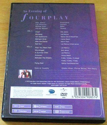 FOURPLAY An Evening of Fourplay Volumes I + II DVD
