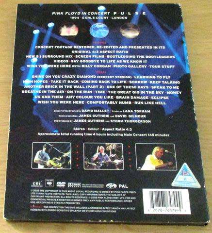 PINK FLOYD Pulse DVD