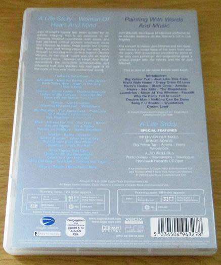 JONI MITCHELL A Life Story + Painting with Words and Music DVD