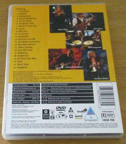 FLEETWOOD MAC The Dance DVD