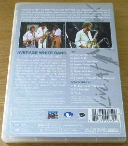 AVERAGE WHITE BAND Live at Montreux 1977 DVD