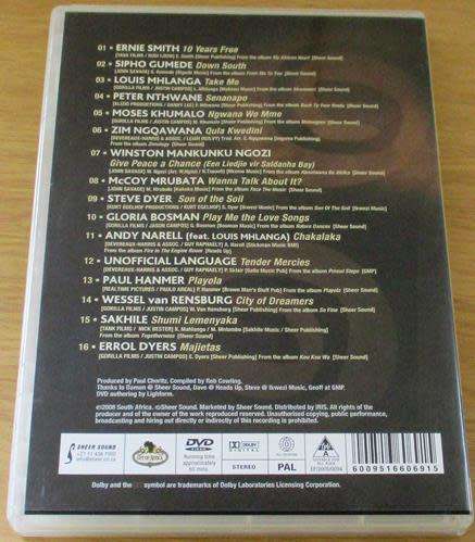 AFROJAZZ 16 Super Jazz Videos From Southern Africa DVD
