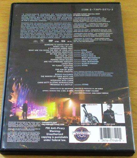CHRIS BOTTI Live DVD
