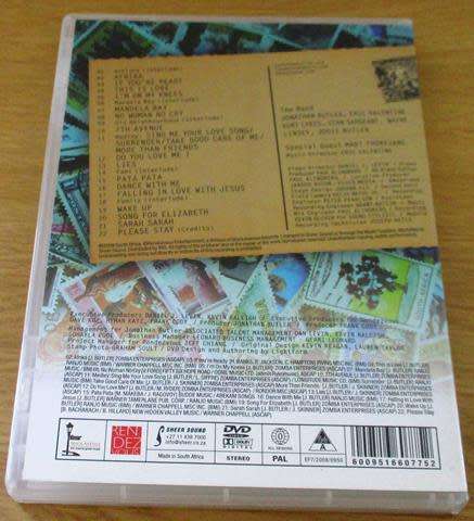 JONATHAN BUTLER Live in South Africa DVD