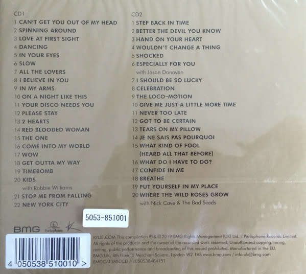 KYLIE MINOGUE Step Back in Time 2xCD Digipak