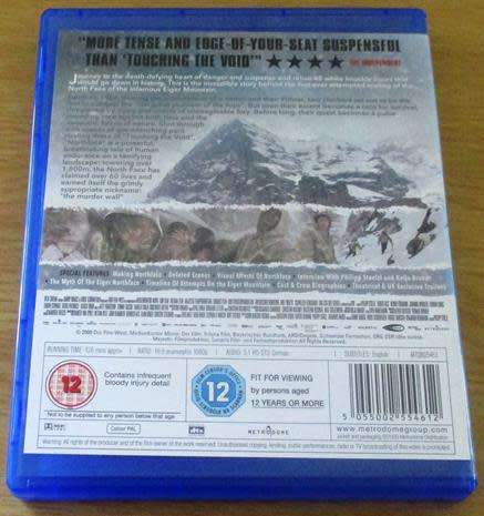 NORTH FACE It Began for the Fatherland... and ended in a Fight for Survival BLU RAY [Blu Ray Shelf]