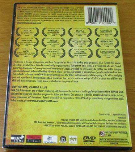 Cult Film: War Child A Film By C Karim Chrobog DVD [BBox 11]