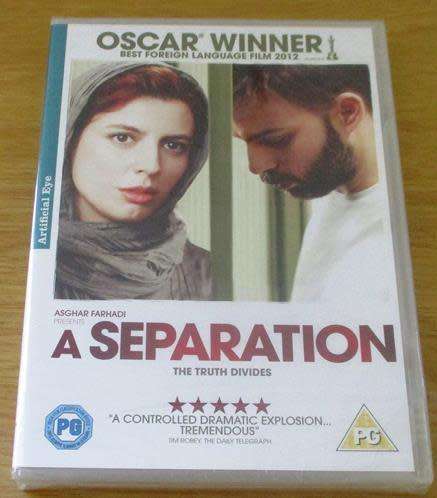 Cult Film: A Separation DVD (Artificial Eye) [BBox 11] Farsi with English Subtitles
