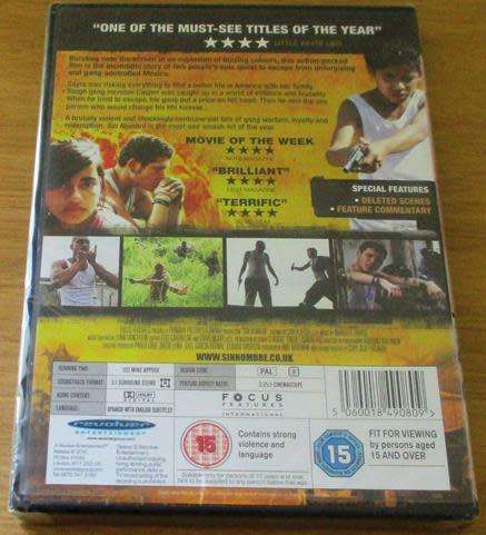 Cult Film: Sin Nombre DVD [BBox 11] Spanish with English Subtitles