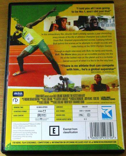 Cult Film: Usain Bolt [BBox 11] Athletics