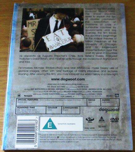 Cult Film: The Shock Doctrine - Disaster Capitalism in Action DVD [BBox 11]