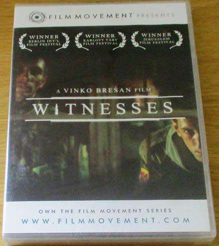 Cult Film: Witnesses  DVD [BBox 12] Croatian with English Subtitles