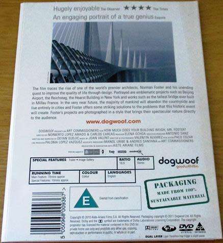 Cult Film: How Much Does your Building Weigh, Mr . Foster? DVD [BBox 12]